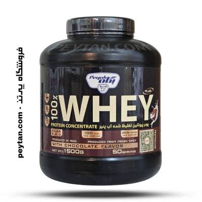 پروتئین وی 100% پگاه خراسان - 1500 گرمی - در دو طعم